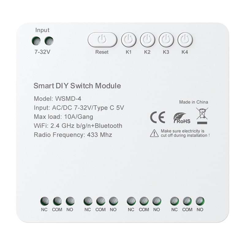 Gjør-det-selv: Avatto WSMD-4 32 V smart brytermodul