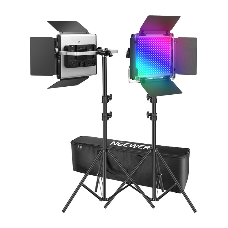 Neewer 2×660 PRO II RGB LED-lampe, 2×200 cm
