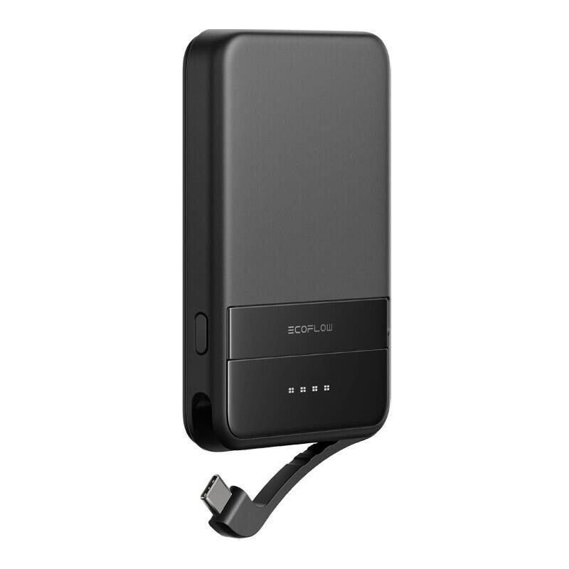 EcoFlow RAPID magnetisk powerbank, 5000 mAh, (svart).