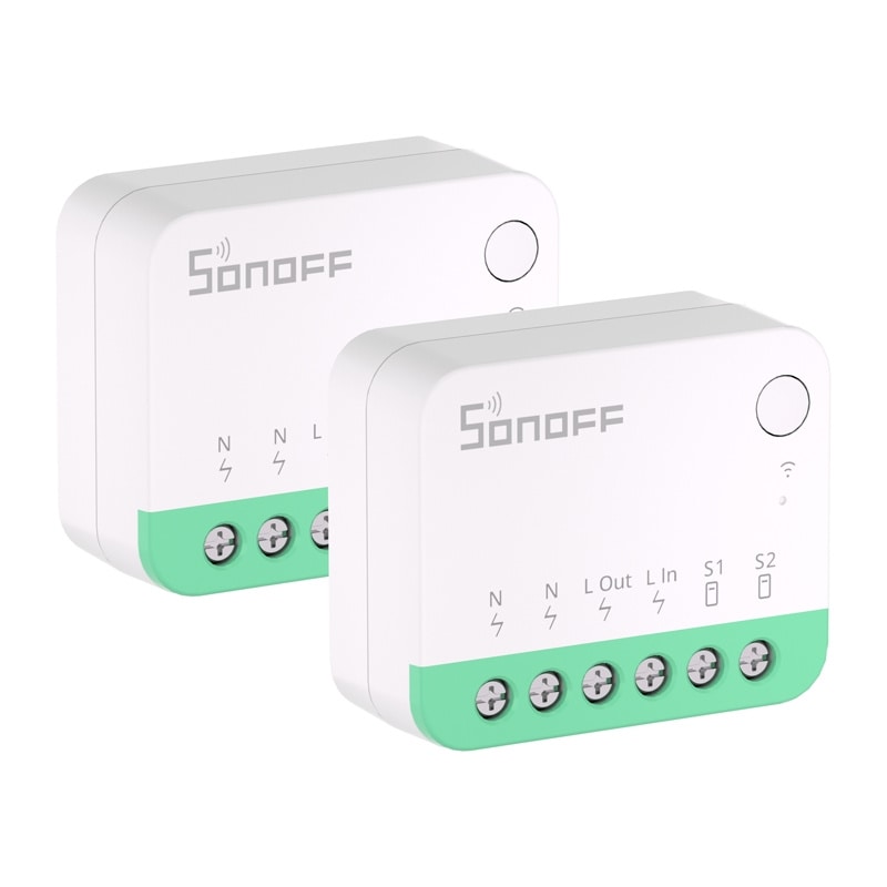 Sonoff MINIR4M (Extreme) Matter-bryter, 2-pakning