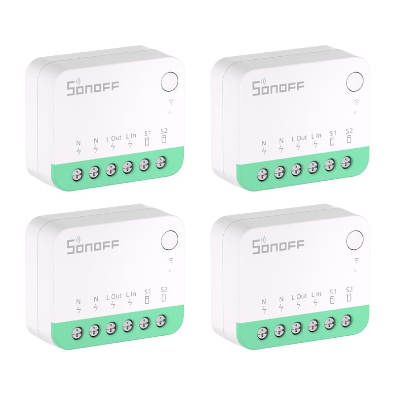 Sonoff MINIR4M (Extreme) Matter Switch, 4-pakning