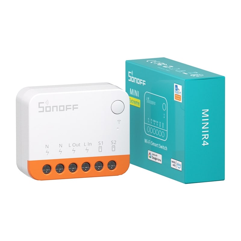 Sonoff MINIR4 (Extreme) bryter, 4-pakning