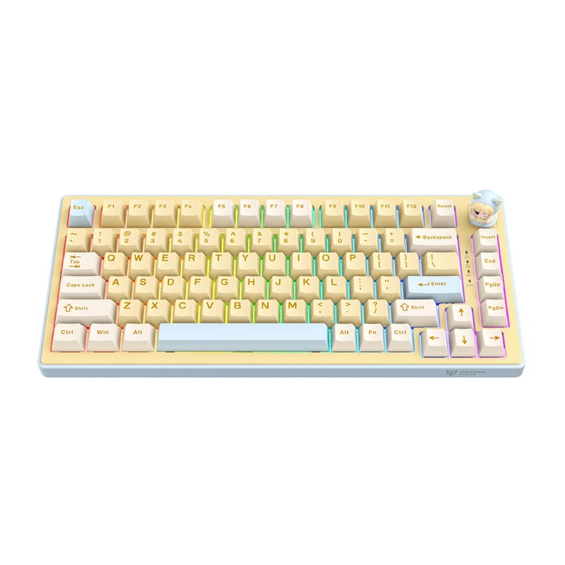 Onikuma MT707 spilltastatur (gult)