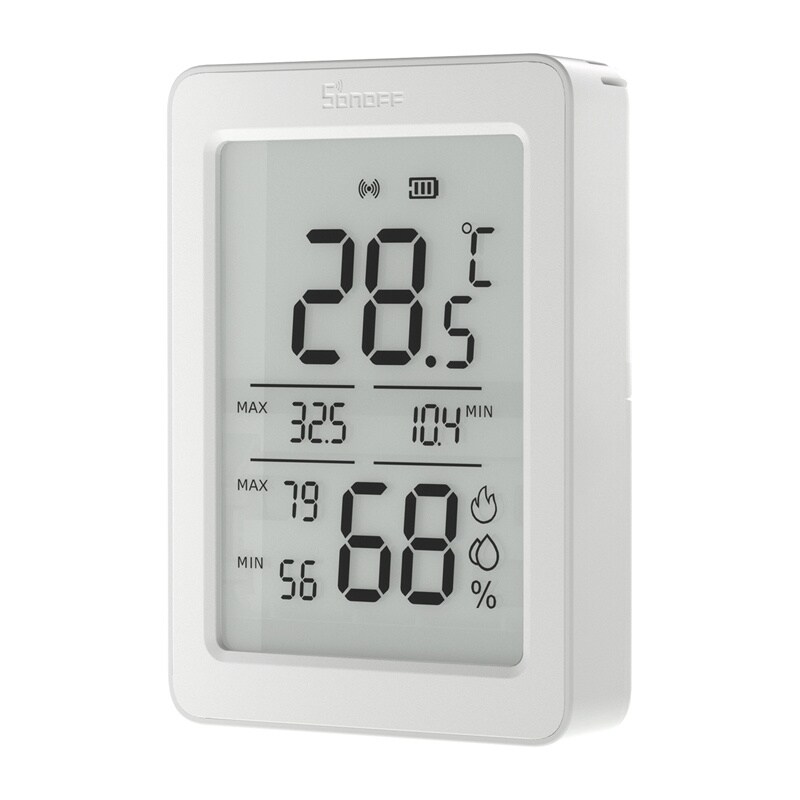 Sonoff ZigBee SNZB-02DR2 temperatur- og fuktighetssensor, 2-pakning