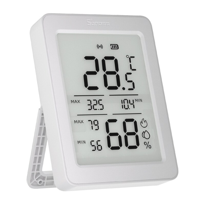 Sonoff ZigBee SNZB-02DR2 temperatur- og fuktighetssensor, 2-pakning