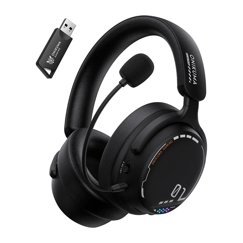 ONIKUMA GT886 spillhodetelefoner (svart)