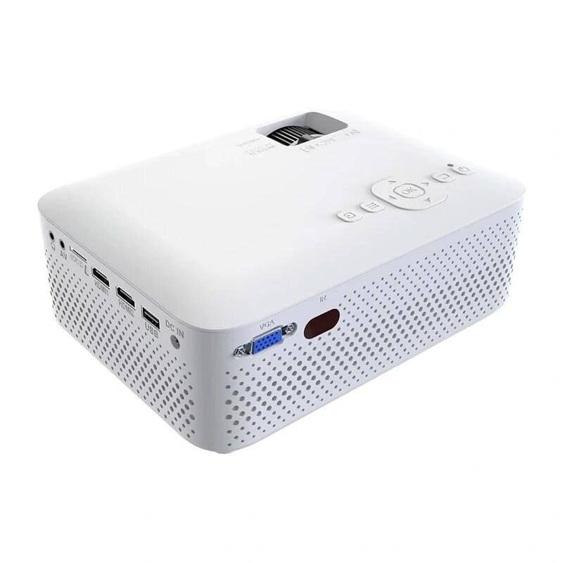 Phillips N-100 480p miniprojektor (hvit)