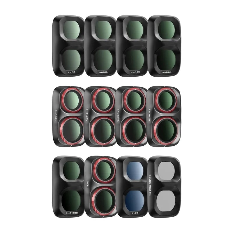 Freewell-filtersett til Osmo Pocket 4P, 12-delers sett