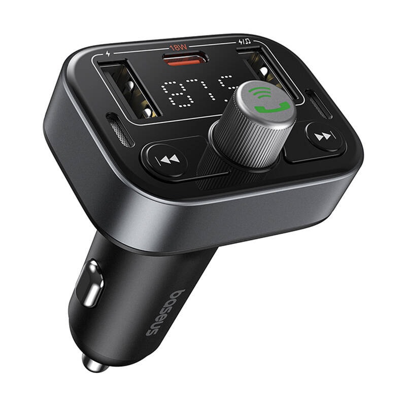 FM-sender Baseus S-09 Pro, Bluetooth (svart)