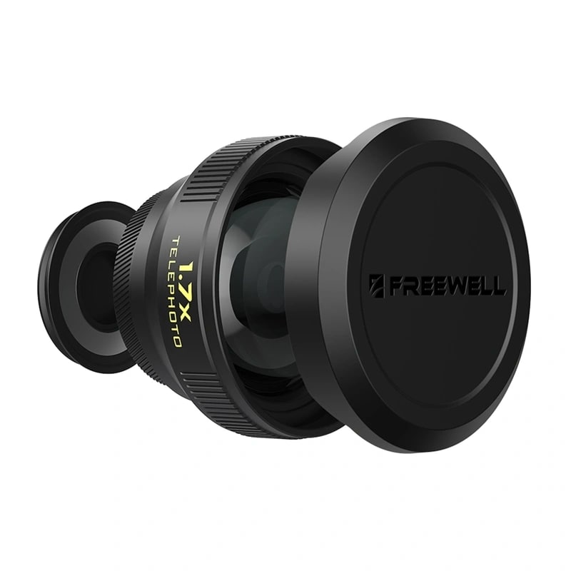 Freewell 1,7x teleobjektiv for smarttelefon, 17 mm fatning