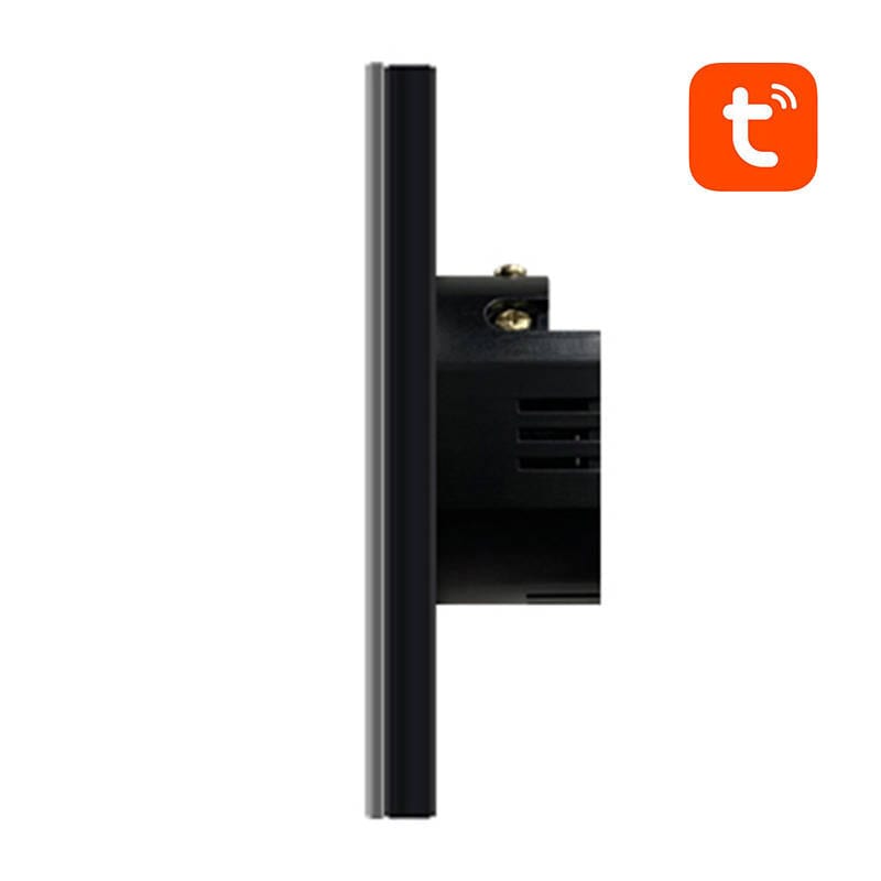 Smart lysbryter med Wi-Fi Avatto TS02-EU-B1 1-veis TUYA (svart)
