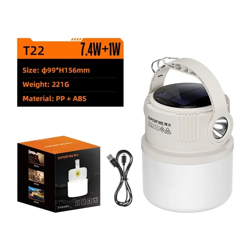 T22 Superfire campinglampe