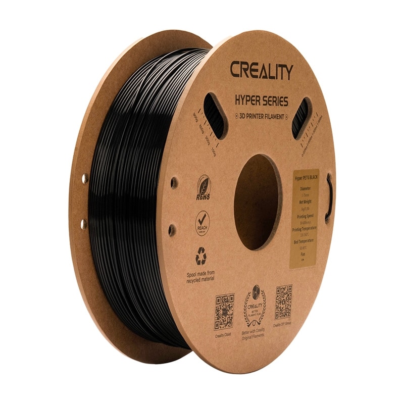 Filament Hyper PETG fra Creality (svart)