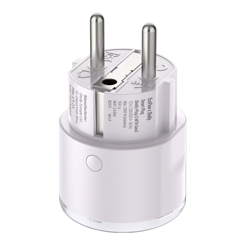 Den smarte stikkontakten EcoFlow x Shelly Smart Plug (STREAM, PowerStream)