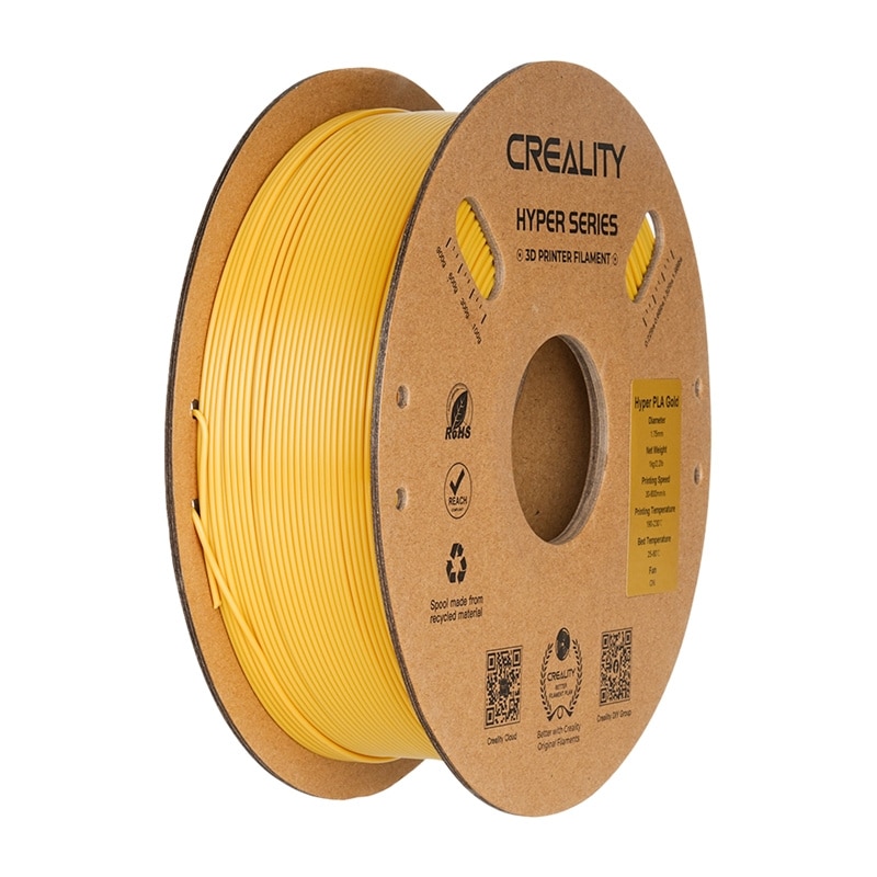 Filament Hyper PLA fra Creality (Złoty)