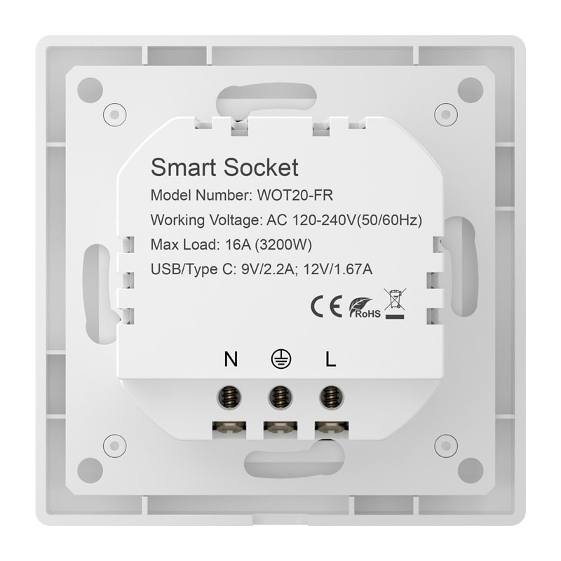 Smart stikkontakt Avatto WOT20-FR