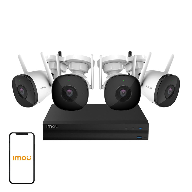 IMOU Kit-Pro WiFi-overvåkingssett for videoovervåking