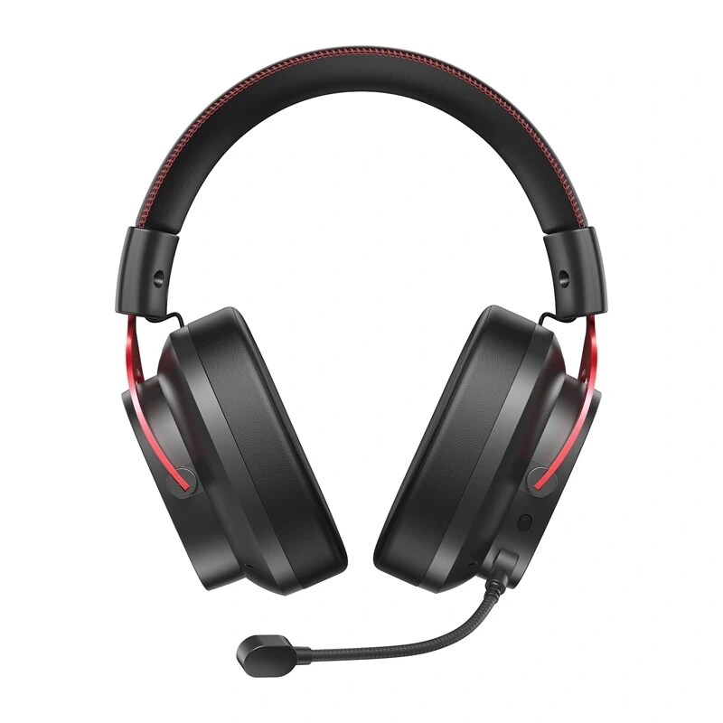 QCY Heroad VT200 spillhodetelefoner (svart og rød)
