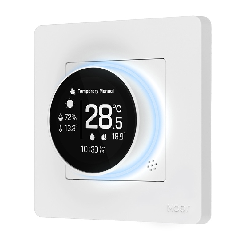 MOES ZHT-SR-GB ZigBee-termostat for elektrisk oppvarming