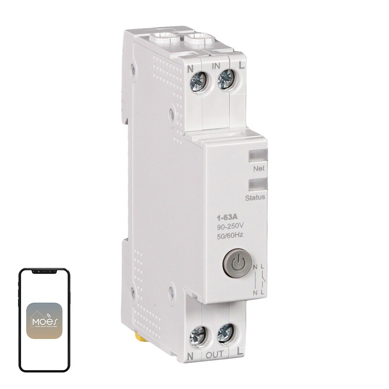 MOES WCB-A5-TW-E1 Wi-Fi-kompatibel LED-driver med justerbar hvit farge