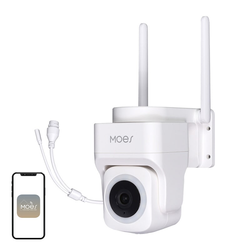 MOES WCM-B66 3 MP utendørs Wi-Fi-IP-kamera