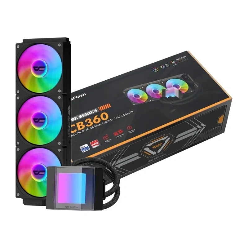 DarkFlash CB360 vannkjølt CPU-kjøler (svart)