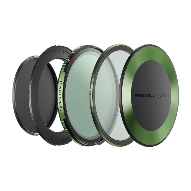 ND/CPL-filtersett med variabel tetthet, Freewell Brandon Li, 72 mm