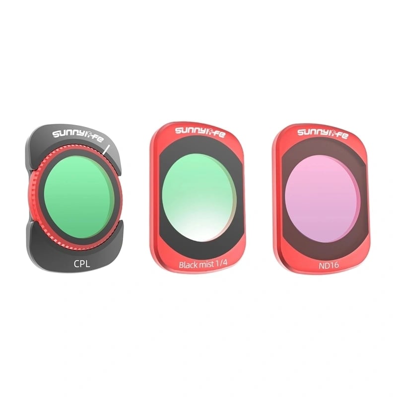 Sunnylife Pocket 4 / 3 CPL ND16 1 / 4 Black Mist-filtersett