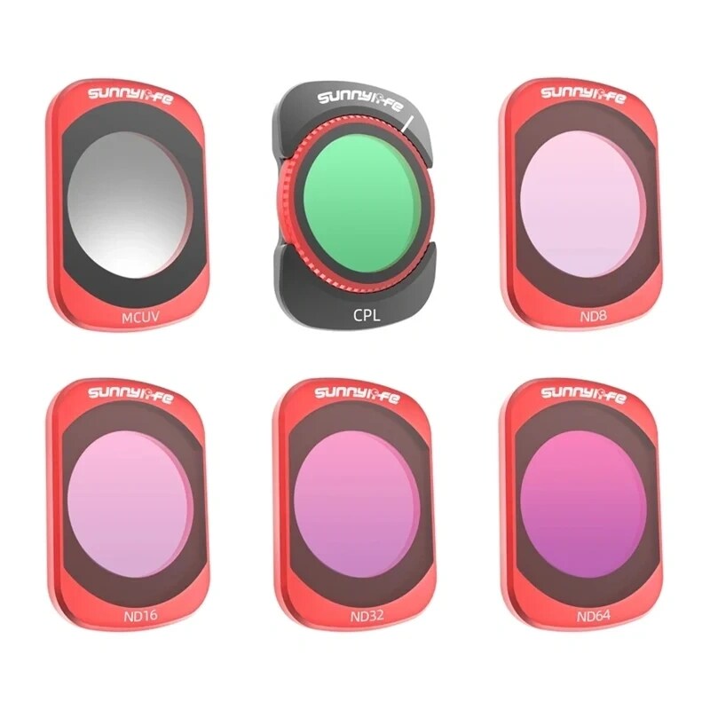 Sunnylife Pocket 4/Pocket 3 MCUV CPL ND8/16/32/64 filtersett