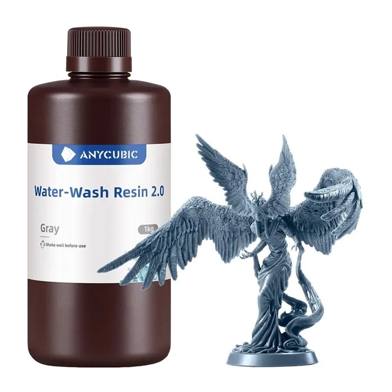 ANYCUBIC Water-Wash Resin 2.0 (grå)