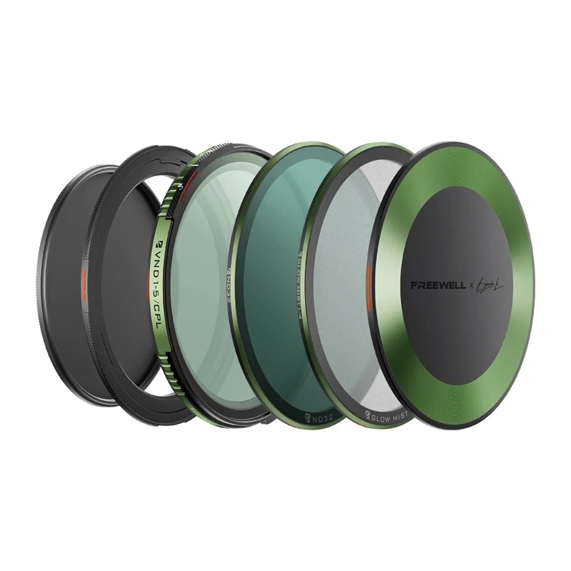 ND-CPL-filtersett med variabel tetthet, Freewell Brandon Li, 77 mm