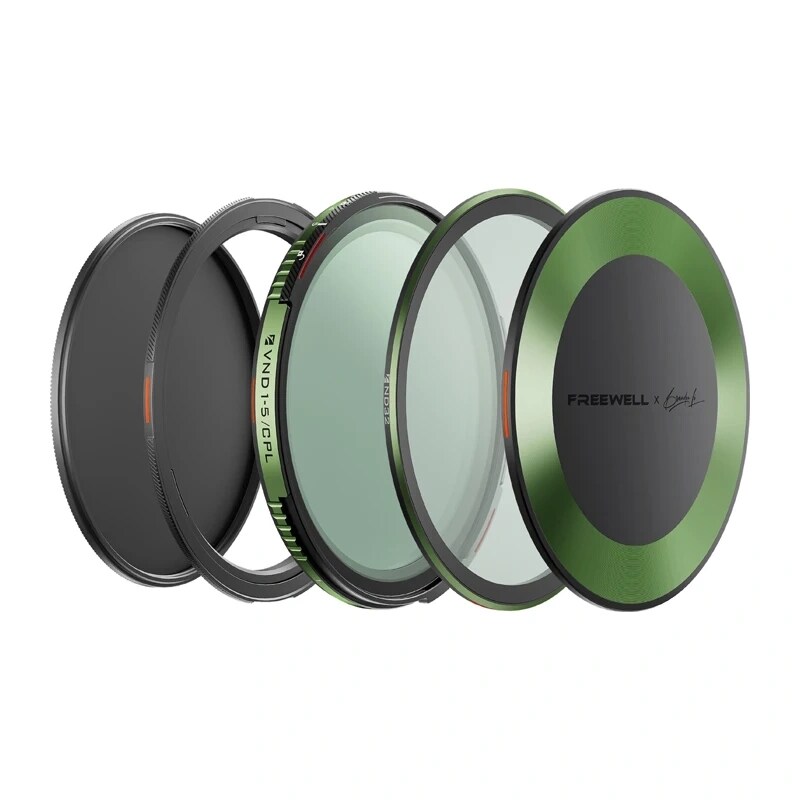 Sett med variable ND- og CPL-filtre, Freewell Brandon Li, 82 mm