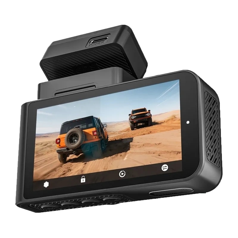 WOLFBOX X3 WiFi 2,5K + 1080p 64 GB bilkamera