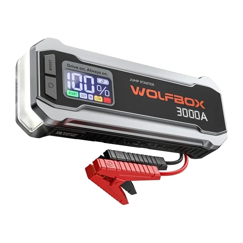 WOLFBOX MegaVolt 16 16 000 mAh 3 000 A startbatteri