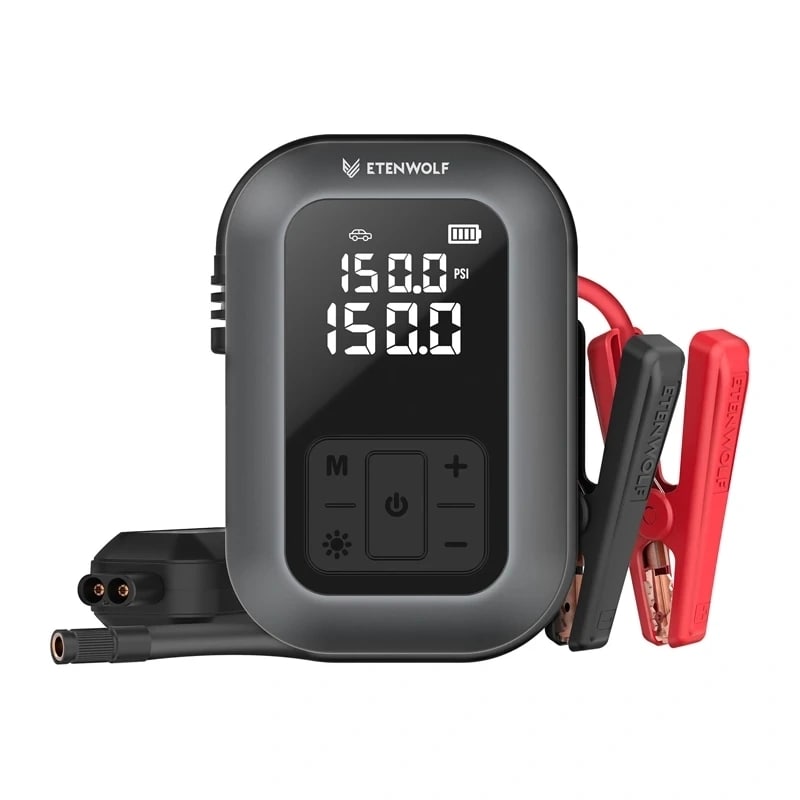 Etenwolf X5 Pro Max bilkompressor, 11,03 bar, 8000 mAh