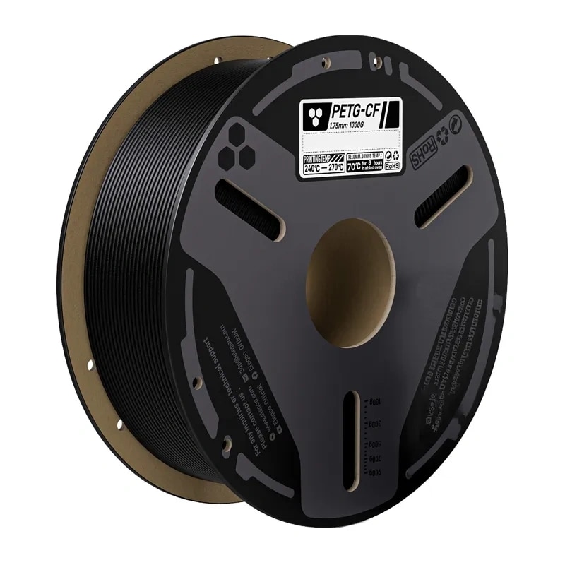 ELEGOO PETG-CF karbonfiberfilament (svart) 0,5 kg