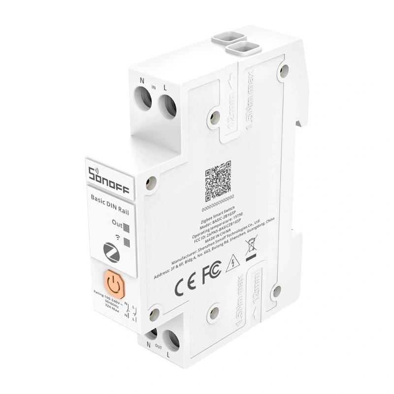 Smart bryter Sonoff BASIC-ZB1GSP ZigBee