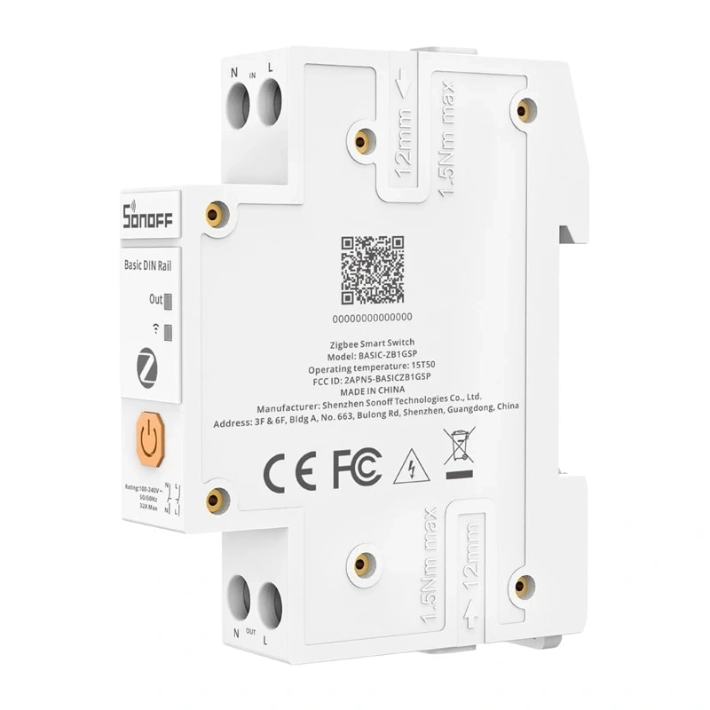 Smart bryter Sonoff BASIC-ZB1GSP ZigBee