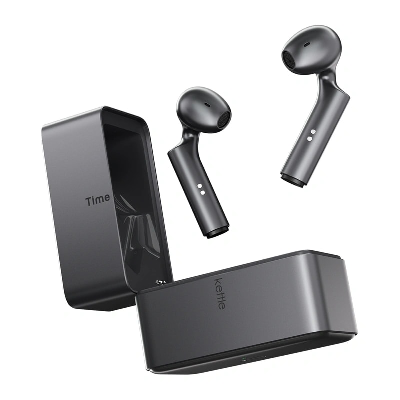 TimeKettle W4 Plus TWS-øretelefoner med oversettelsesfunksjon (svart)