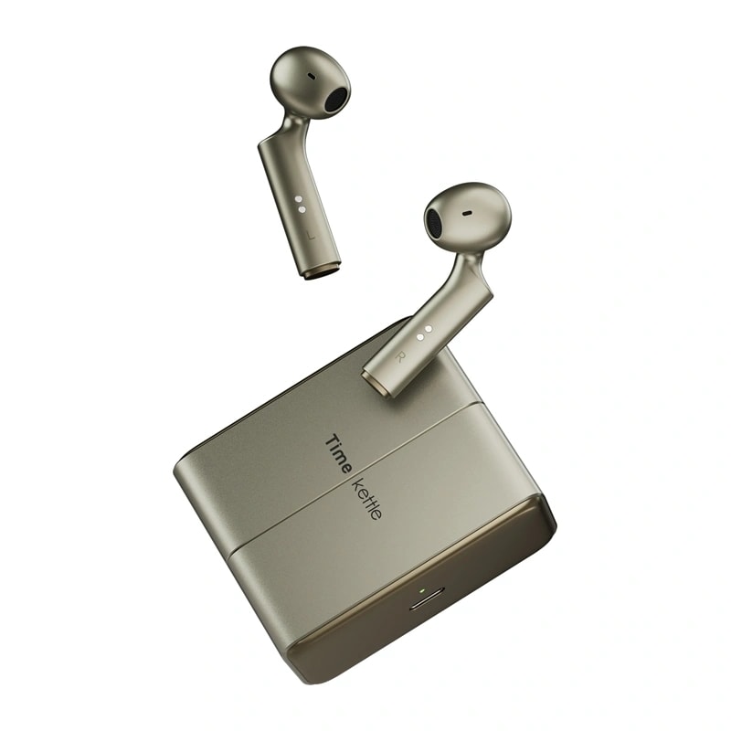 TimeKettle W4 Plus TWS-øretelefoner med oversettelsesfunksjon (gull)