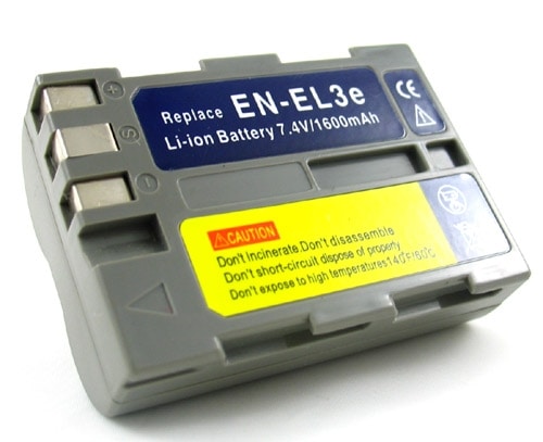 Batteri EN-EL3e til Nikon D50 / D70 / D70s