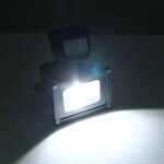 Solcelledrevet LED-Lampe Utebelysning 10W med bevegelsessensor