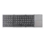 Sammenleggbart trådløst tastatur med Touchpad Kjøp på Foldbart Mini tastatur isilikon Kjøp på 24hshop.no