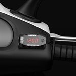 Motorsykkel 2 i 1 Digital Klokke med voltmåler