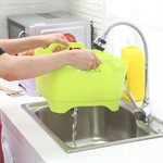 Bærbar oppvaskkumme med håndtak 2-pk - Grå